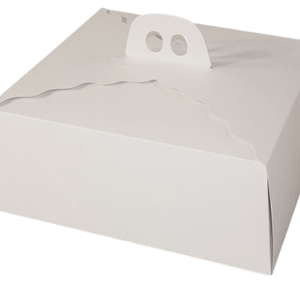 Caja torta chica cuadrada 29.5×29.5×10.6 cm (Pack 50 u)