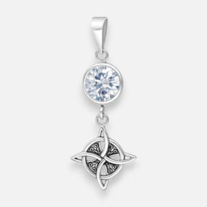Colgante Nudo de Brujas Cristal Hecho con Swarovski®